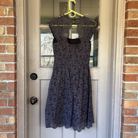 Grey Lace Dress size small - Picture 2 of 5